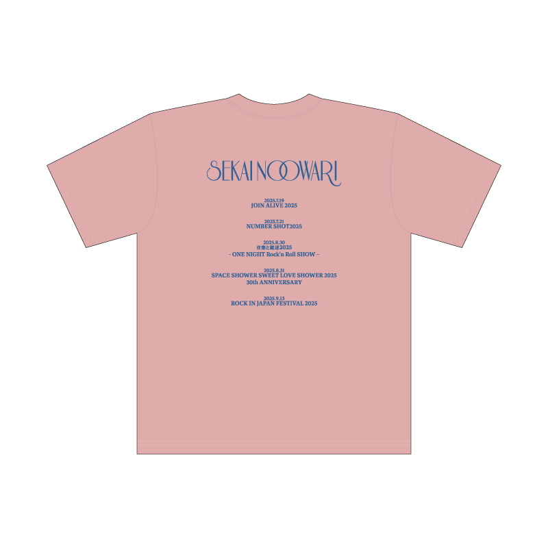 SEKAI NO OWARI Tシャツ2枚（Mサイズ）＋リストバンドつき(^^) 62c7e16568788.png