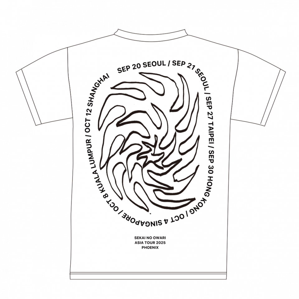 PHOENIX TEE | SEKAI NO OWARIオフィシャルモバイルファンクラブ